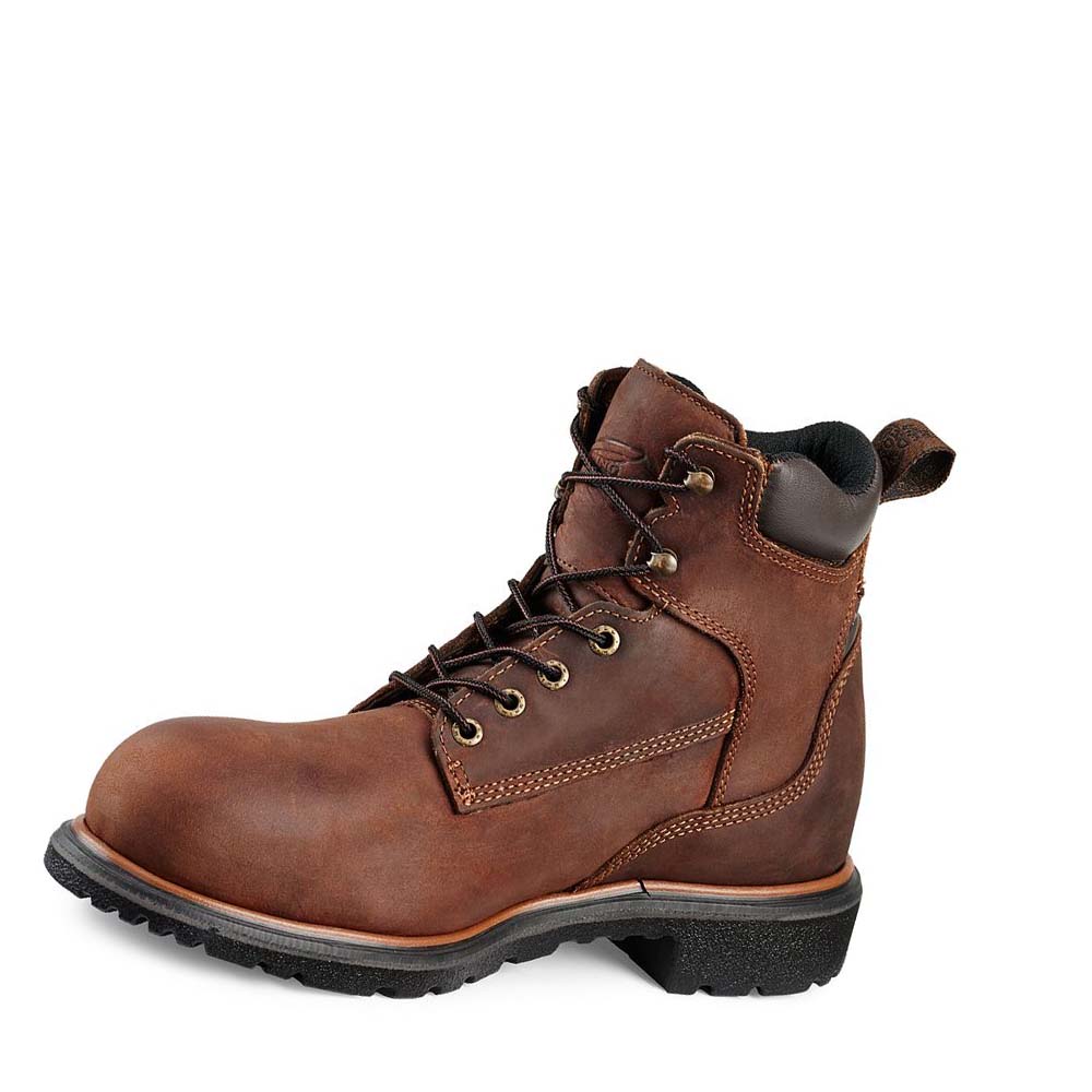 Red Wing DynaForce® 6-inch Soft Toe Men's Waterproof Boots Coffee | ZA 377MQZ